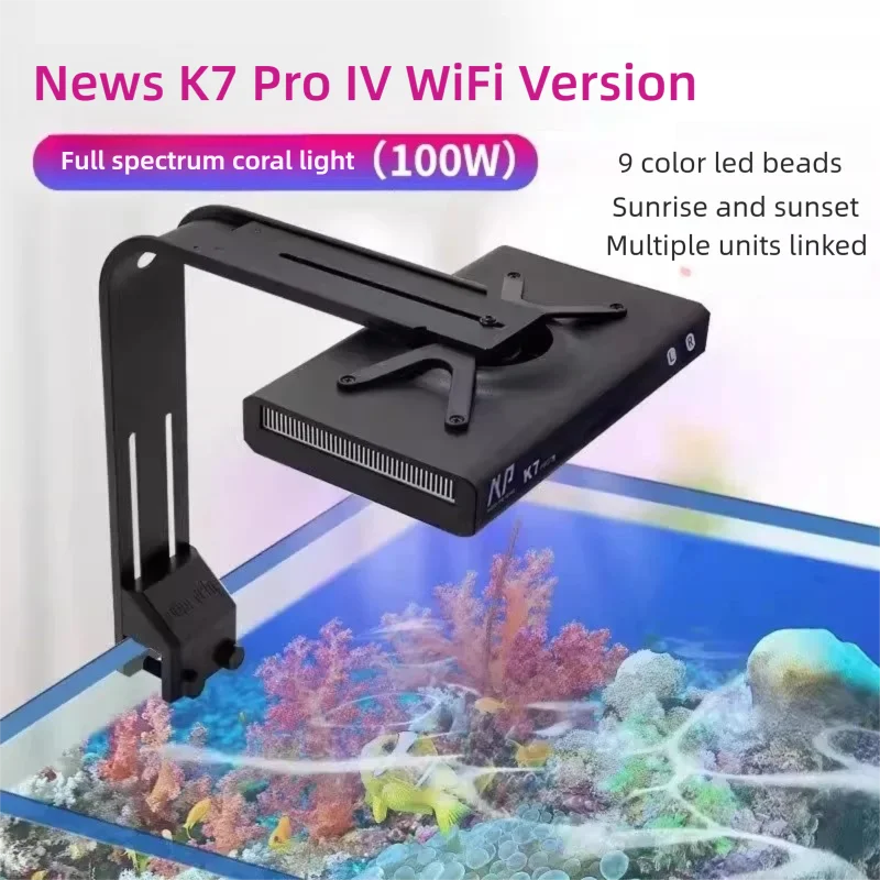 Noo-Psyche K7 Pro V4 WiFi Full - огляд і ціна Aquarium Fish Light