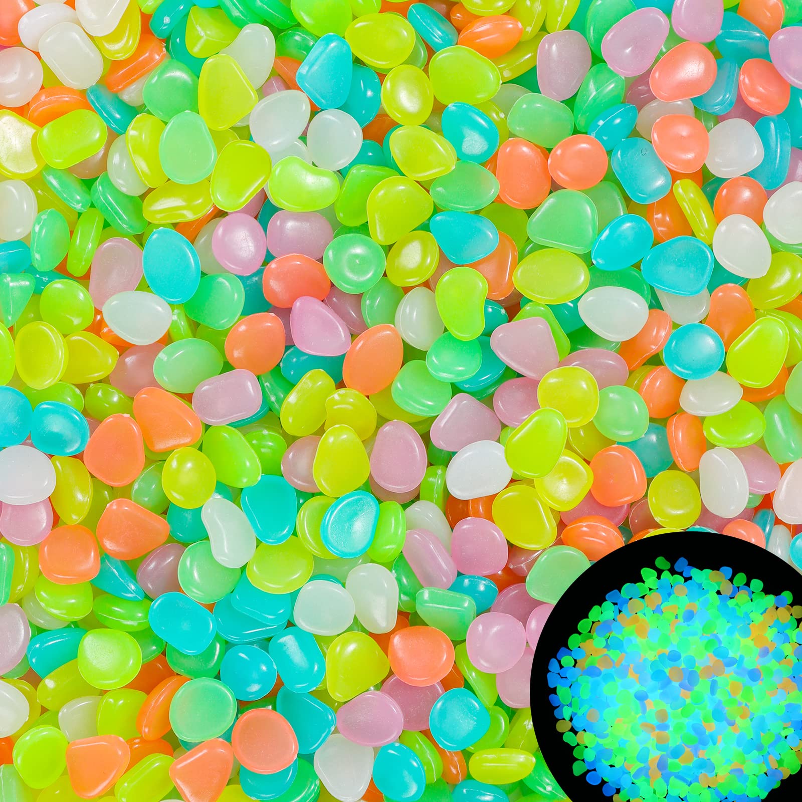 100Pcs Glow in the Dark Garden - огляд і ціна Aquarium Fish Breeding