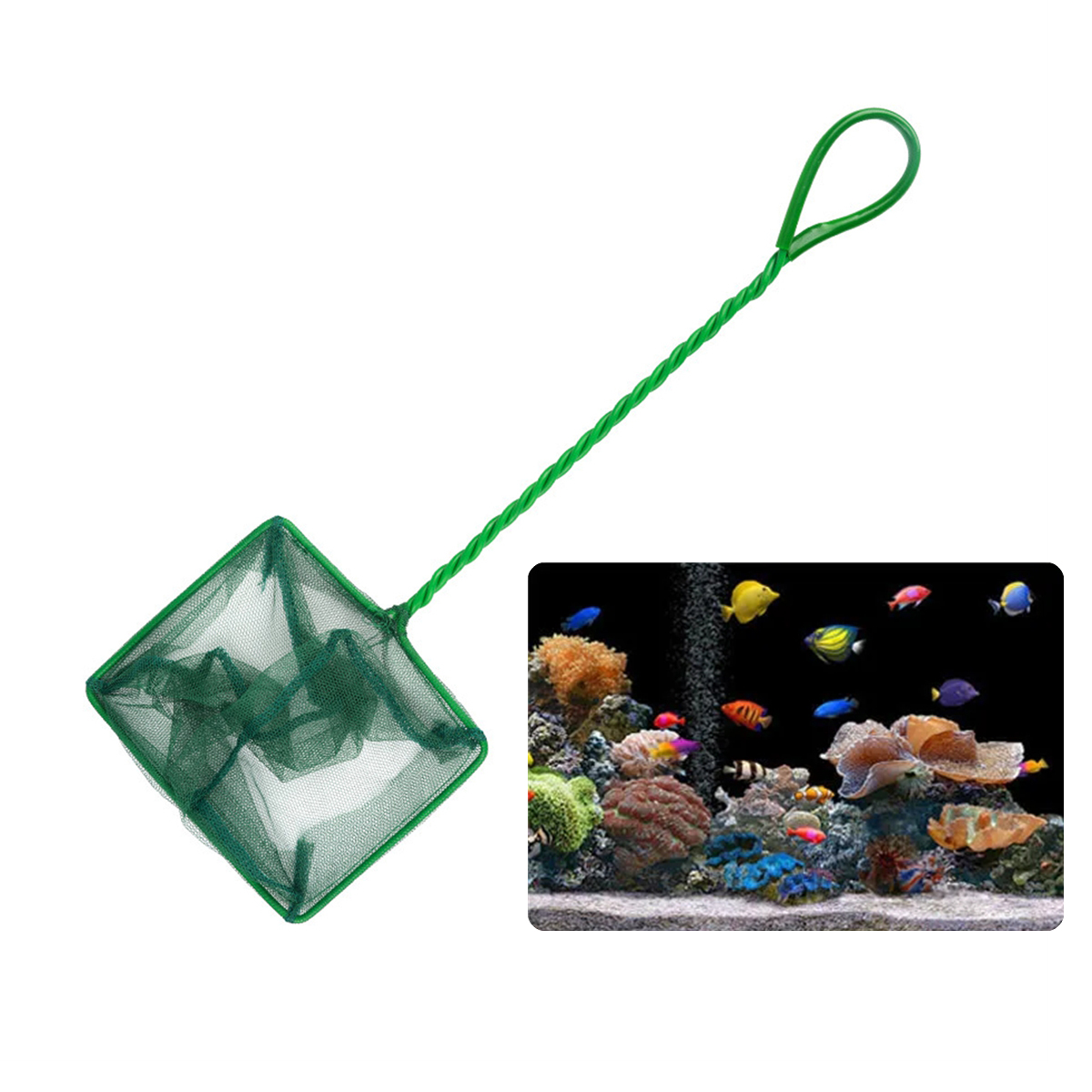 3~10 Inch Portable Nylon Green - огляд і ціна Aquarium Fishland