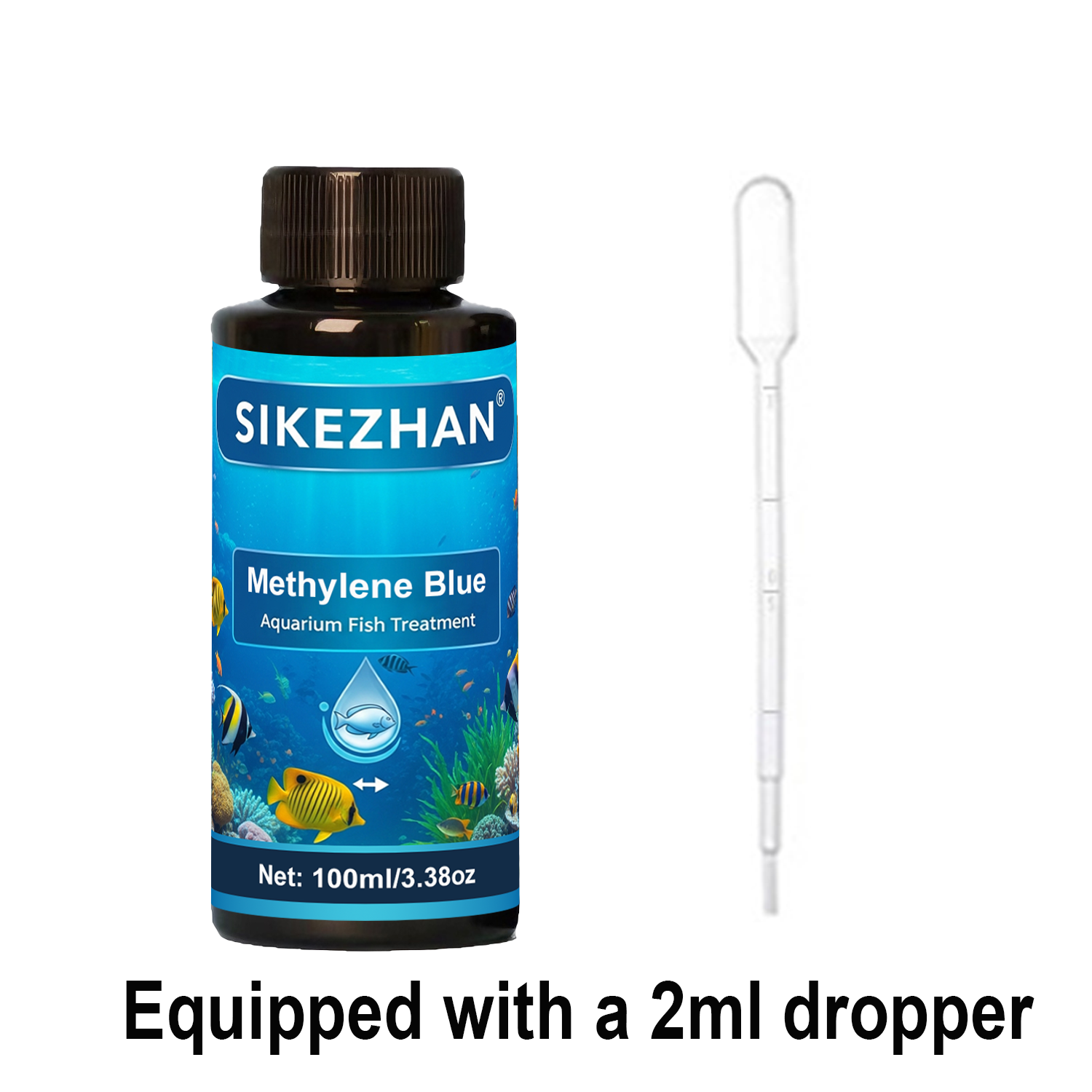 Aquarium Methylene Blue Fish M - огляд і ціна Aquarium Fish Parasites