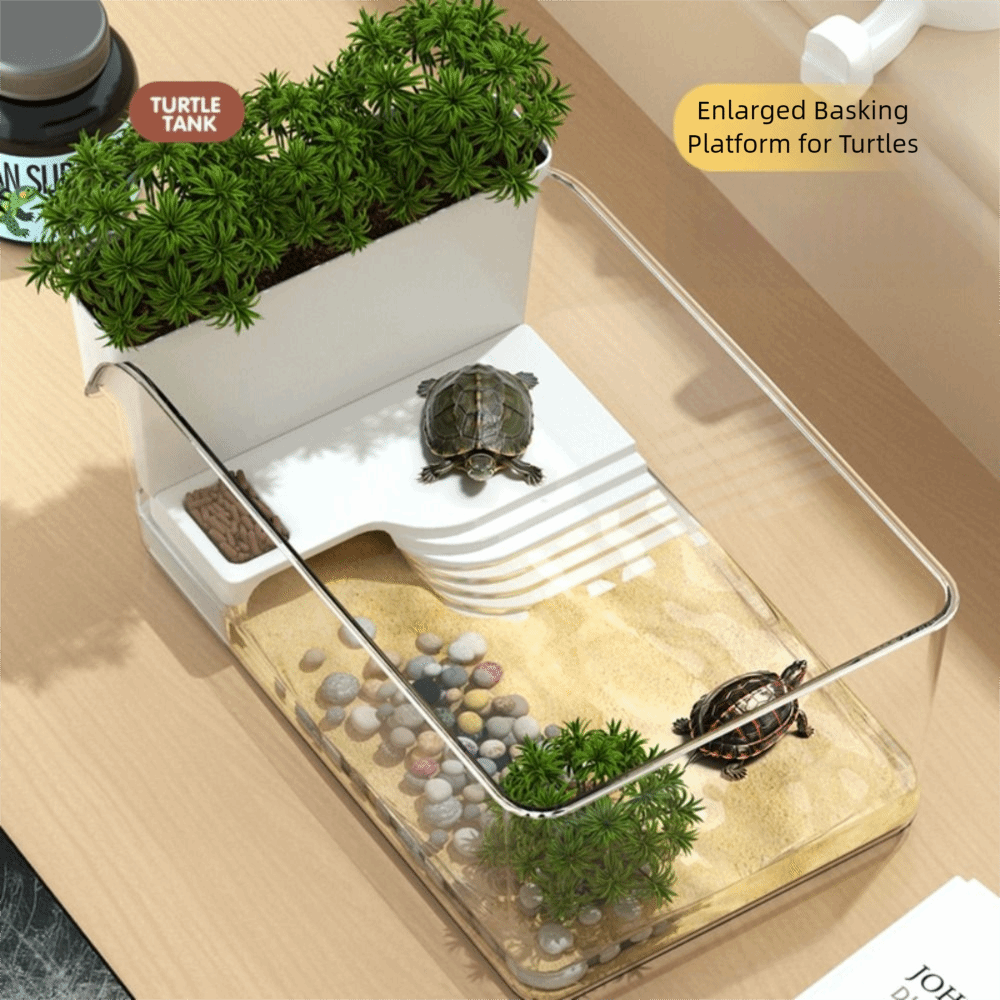 Transparent Turtle Tank with B - огляд і ціна Aquarium Fish Games