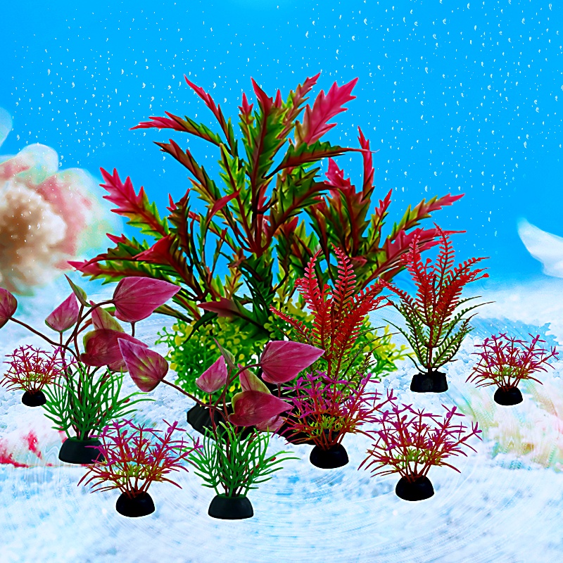 10PC Fish Tank DIY Artificial  - огляд і ціна Aquarium Fish Games
