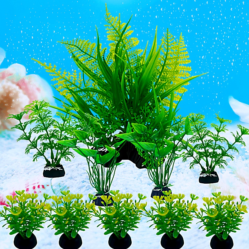 10PC Fish Tank DIY Artificial  - огляд і ціна Aquarium Fish Games