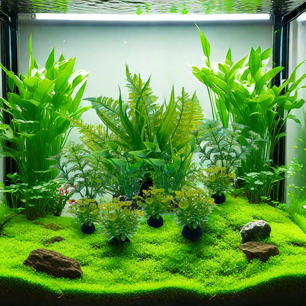 10PC Fish Tank DIY Artificial  - огляд і ціна Aquarium Fish Games