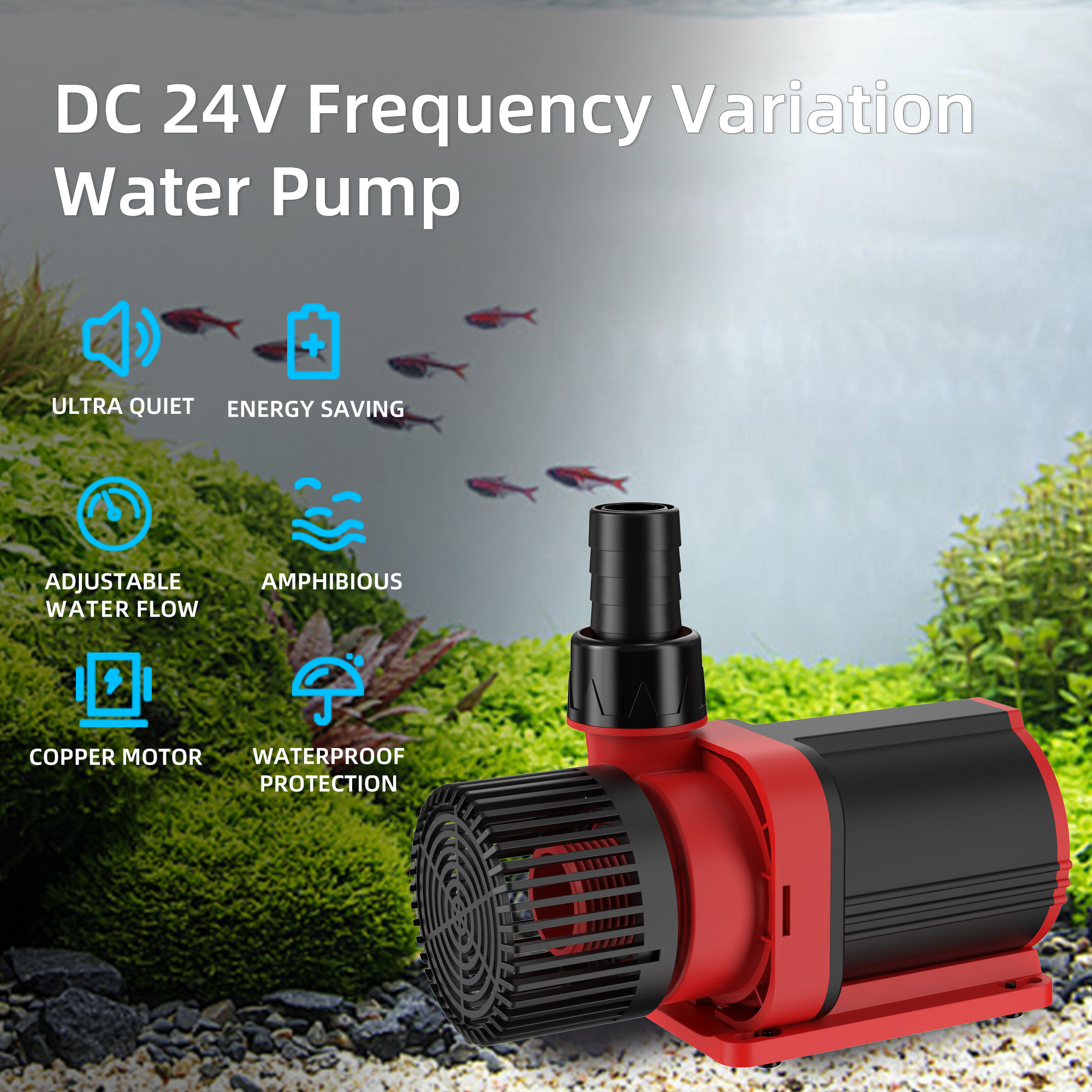Safe Big Fish Tank Water Pump  - огляд і ціна Aquarium Fishland