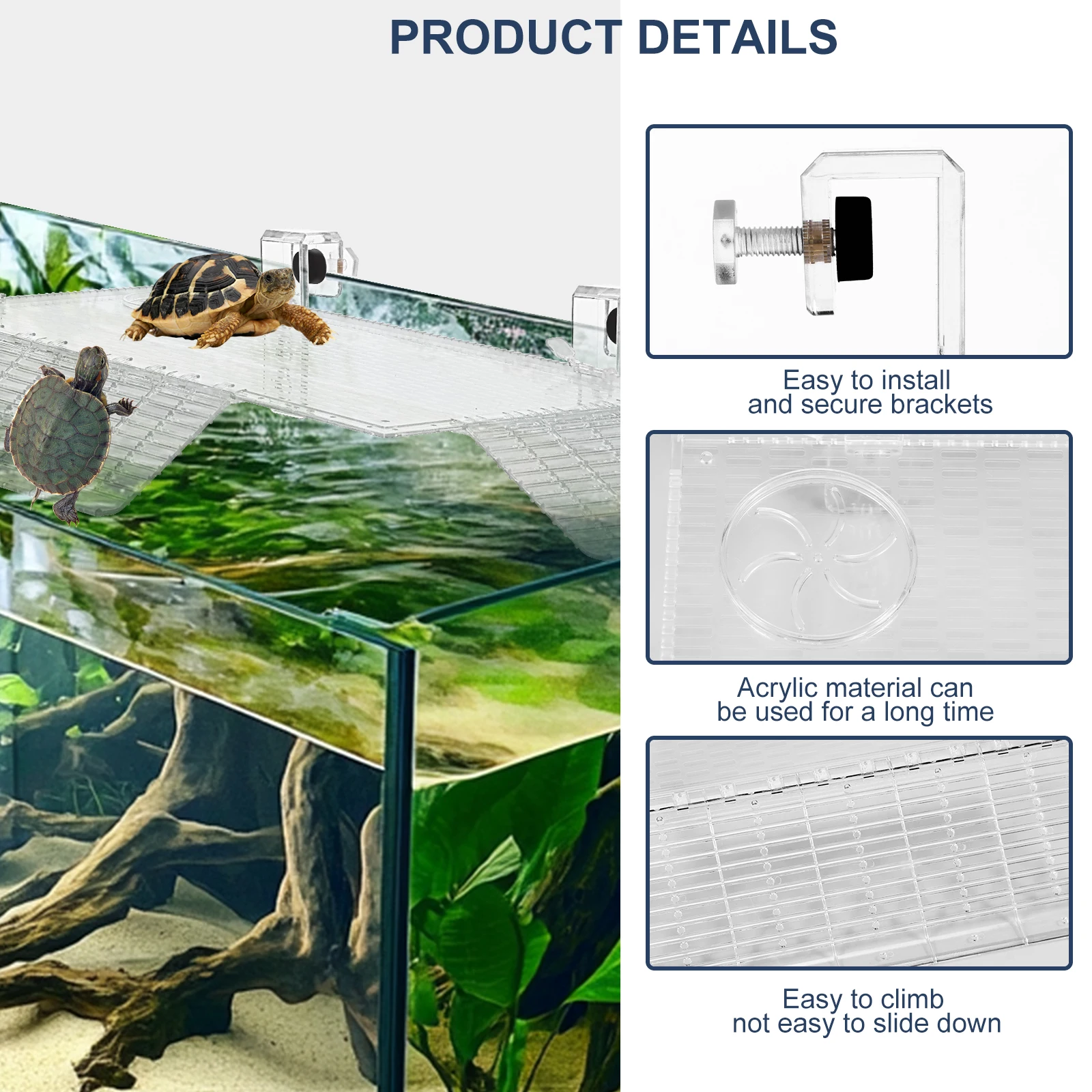 Adjustable Turtle Basking Plat - огляд і ціна Aquarium Fish Escape