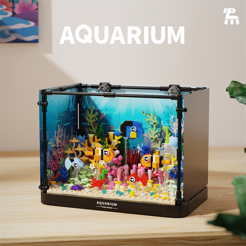 Aquarium building blocks fish  - огляд і ціна Aquarium Fish Of The World