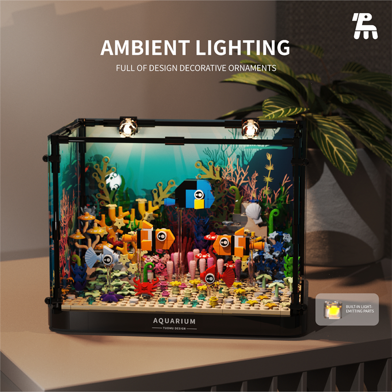 Aquarium building blocks fish  - огляд і ціна Aquarium Fish Of The World