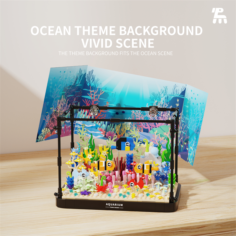 Aquarium building blocks fish  - огляд і ціна Aquarium Fish Of The World