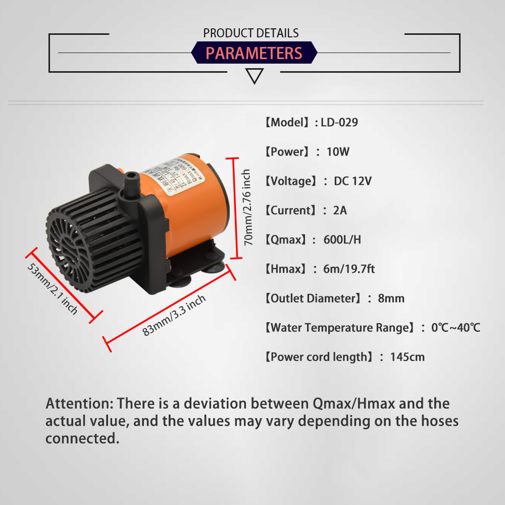 12V DC Brushless Small Submers - огляд і ціна Aquarium Fish Breeding