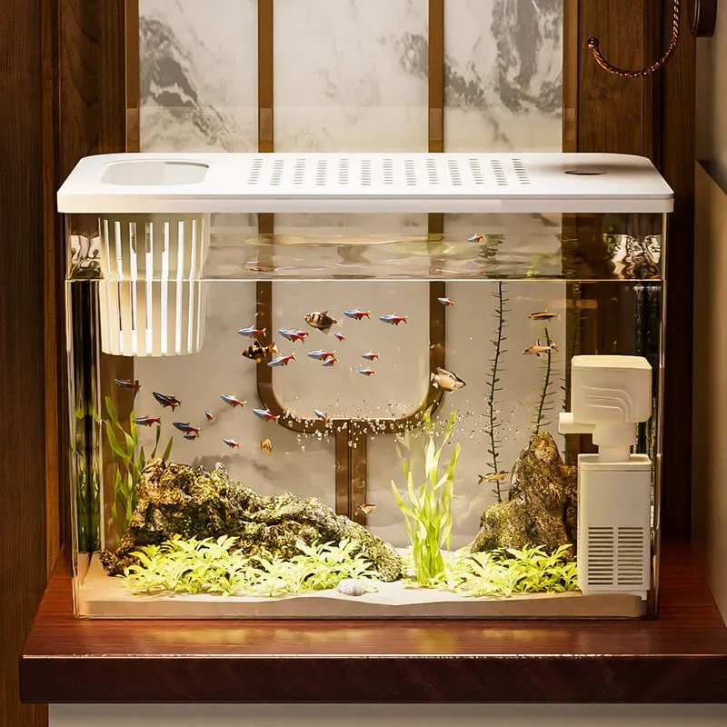 PET+ABS Fish Tank New Transpar - огляд і ціна Aquarium Fish Games