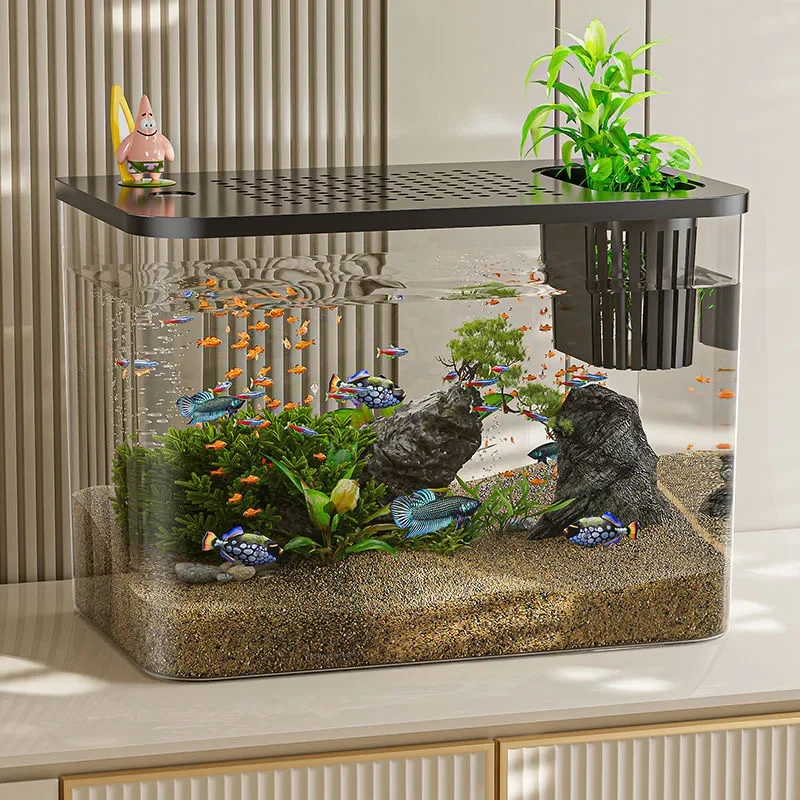 PET+ABS Fish Tank New Transpar - огляд і ціна Aquarium Fish Games