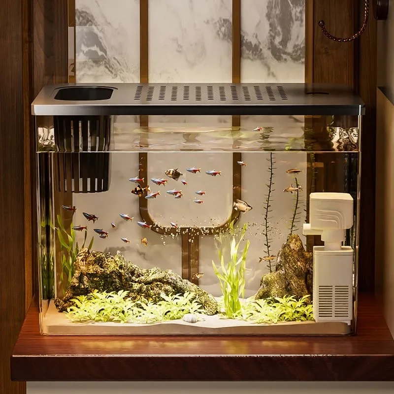 PET+ABS Fish Tank New Transpar - огляд і ціна Aquarium Fish Games
