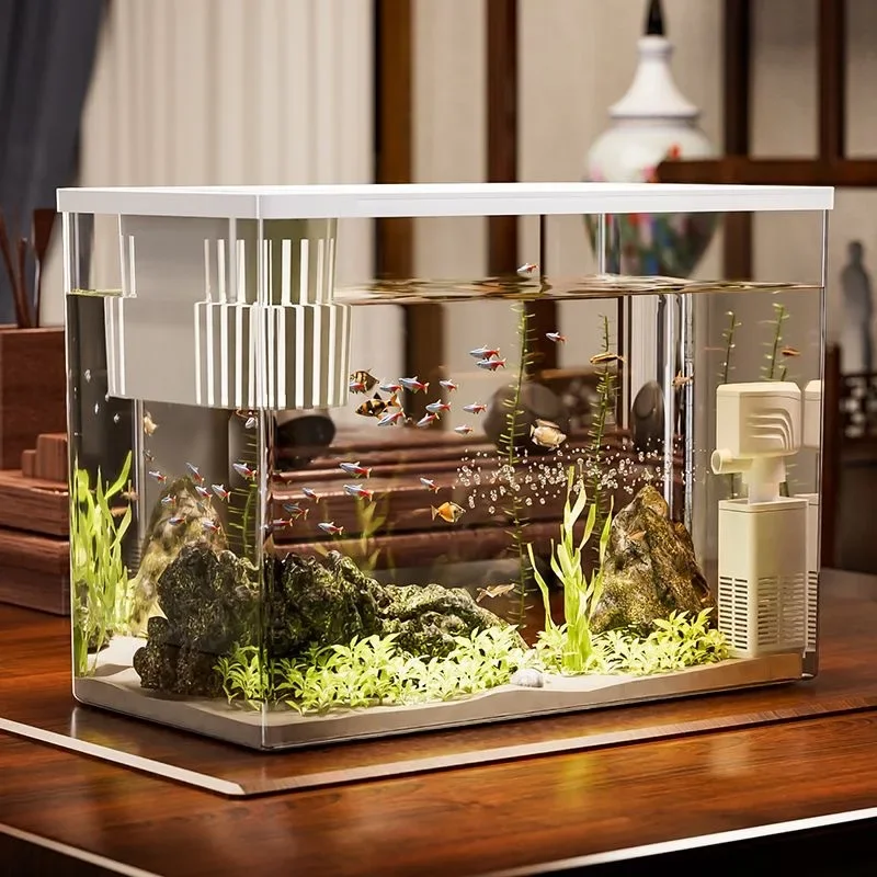 PET+ABS Fish Tank New Transpar - огляд і ціна Aquarium Fish Games