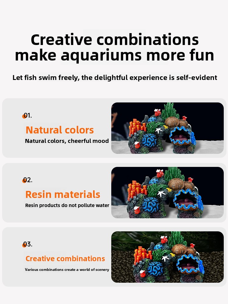  Aquarium Coral Decoration Res - огляд і ціна Aquarium Fish Of The World